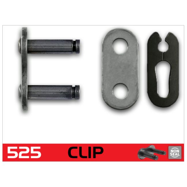 RK Chain 525-CL 525 Clip Link - Natural