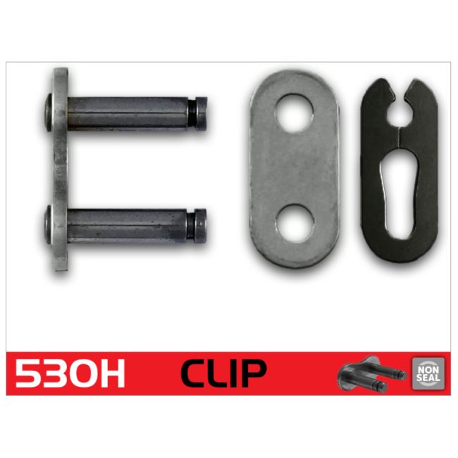 RK Chain 530H-CL 530H Clip Link - Natural