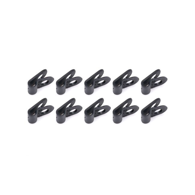 QUICKCAR RACING PRODUCTS QRP66-809 Adel Line Clamps Nylon 1/8in 10pk