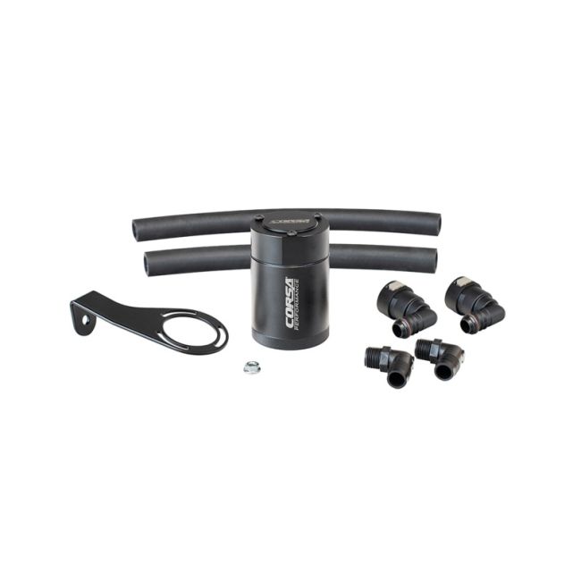 Corsa Performance CC0012 CORSA Performance 3 oz. aluminum oil catch can with mounting bracket