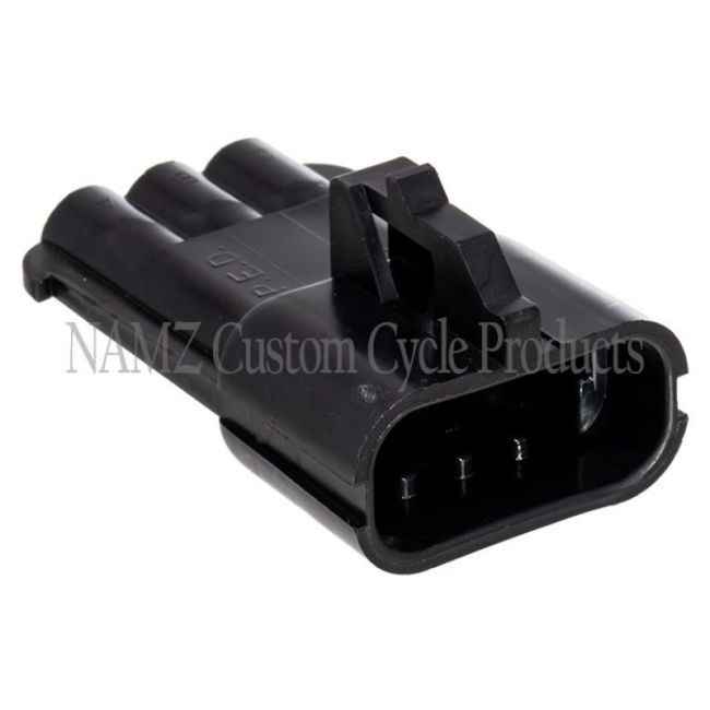 NAMZ NDP-38064 Delphi-Packard Weatherpack 3-Position Male Wire Connector w/Seals