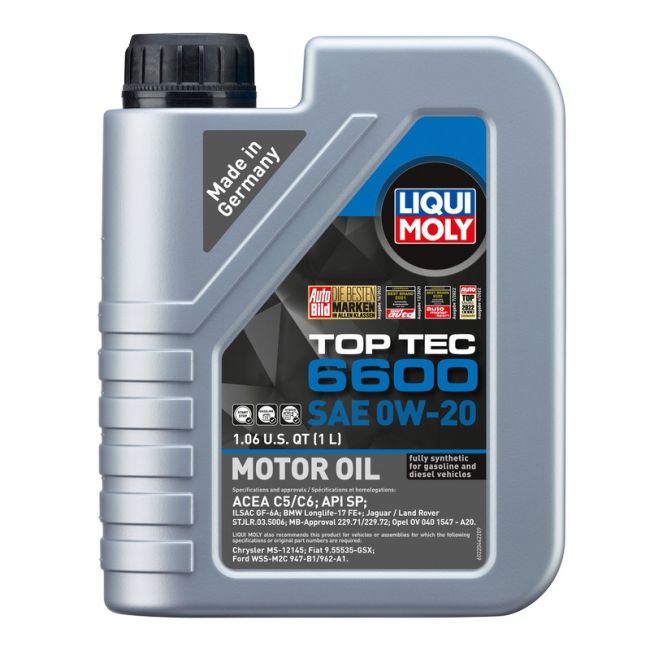 LIQUI MOLY 22044 Top Tec 6600 SAE 0W-20
