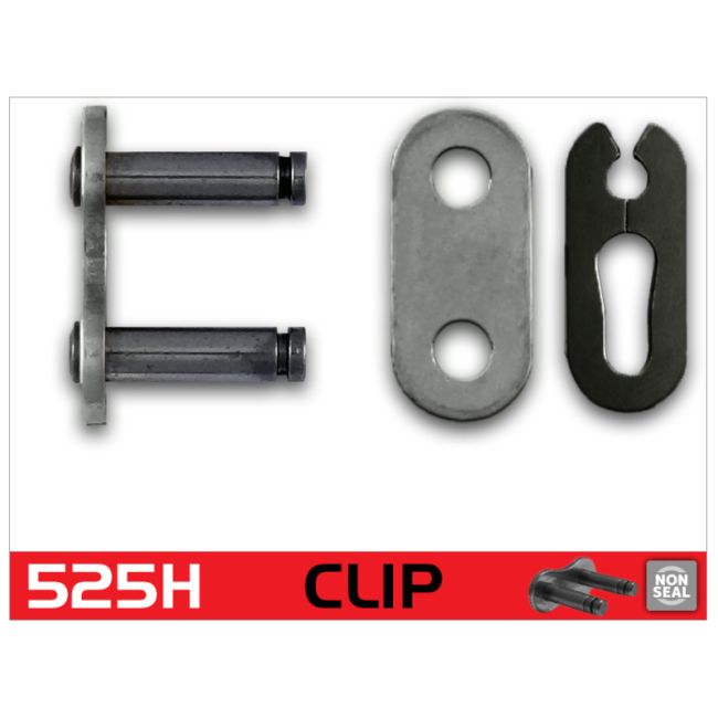 RK Chain 525H-CL 525H Clip Link - Natural