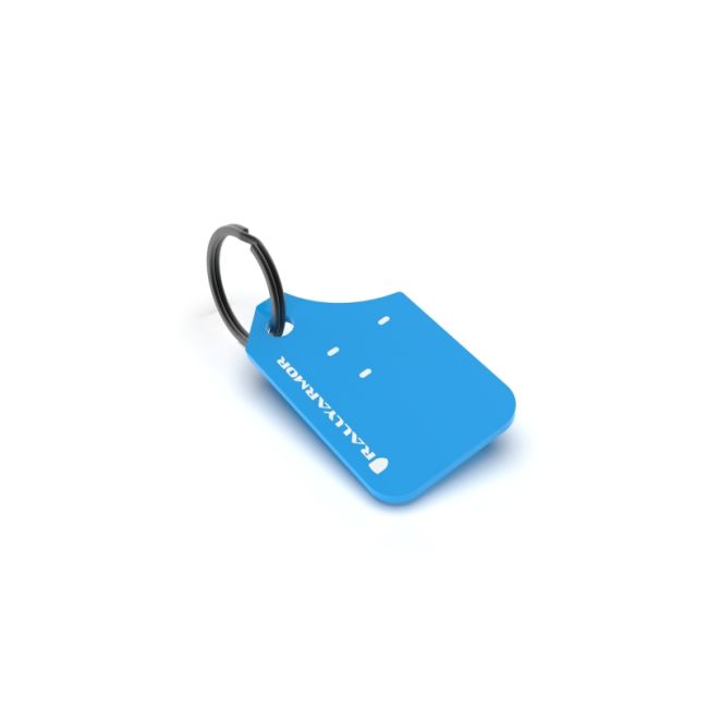 Rally Armor Blue Rally Armor Mini UR Rally Mud Flap Keychain