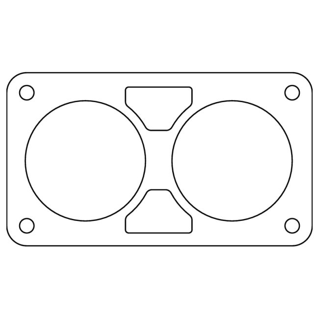 Cometic Chrysler Gen 3 6.1L 80mm Throttle Body Gasket .020in Fiber