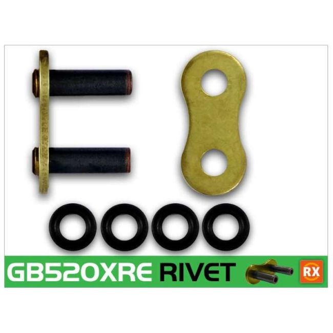 RK Chain GB520XRE-RL GB520XRE-RIVET - Gold