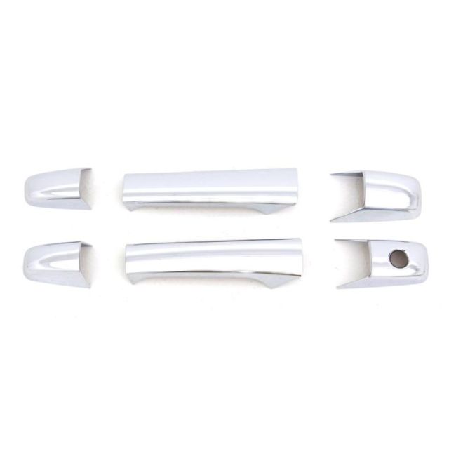 AVS 07-13 Chevy Silverado 1500 Door Handle Covers (2 Door) 4pc Set - Chrome