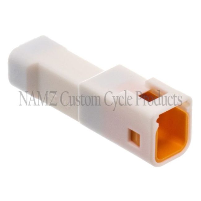 NAMZ NJST-02P JST 2-Position Male Connector Tab w/Wire Seal