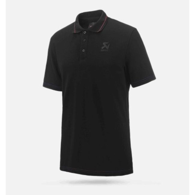 Akrapovic Corpo Polo Black Mens - S