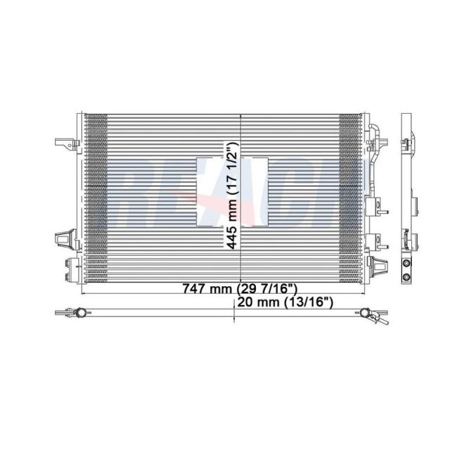 Reach International 31-3320 A/C Condenser