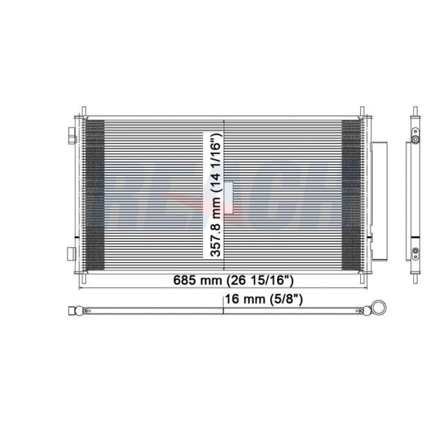Reach International 31-3599 A/C Condenser