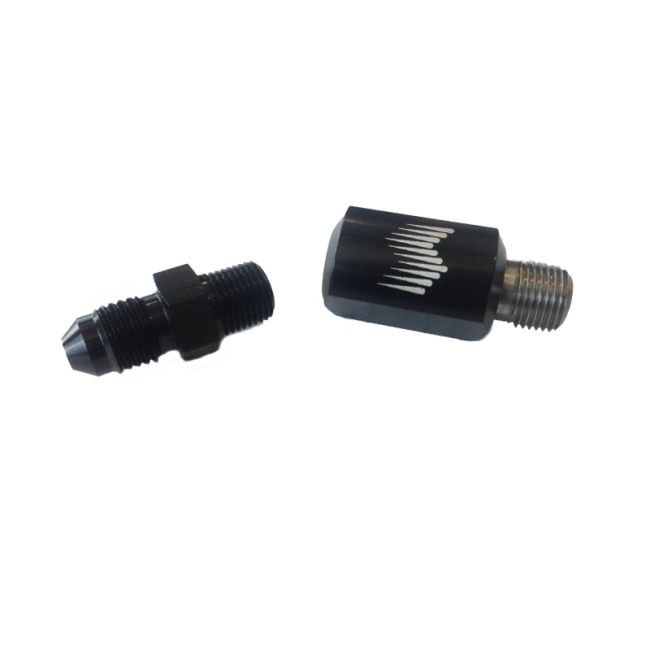 Snow Performance SNO-809-BRD Low Profile Water-Methanol Nozzle Holder 4AN Elbow