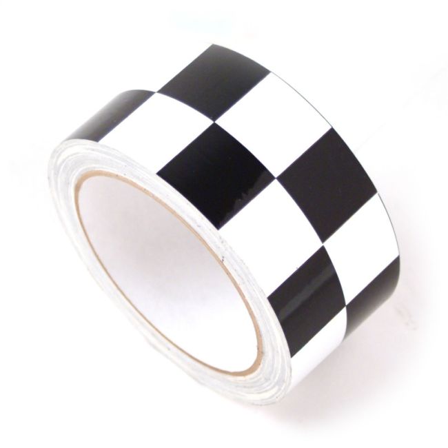 Design Engineering 60202 Speed Tape 2in x 45ft Checkerboard