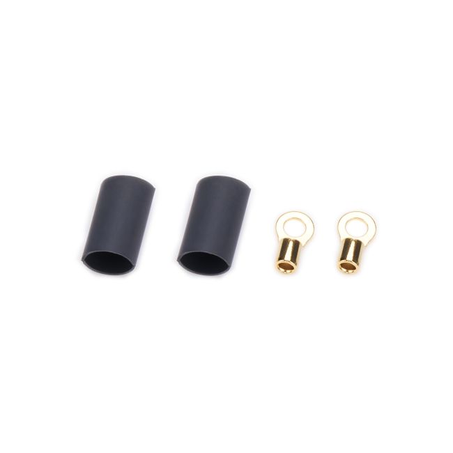 QUICKCAR RACING PRODUCTS QRP57-466 Ring Terminal #6 14-16 Ga w/Heat Shrink Pair