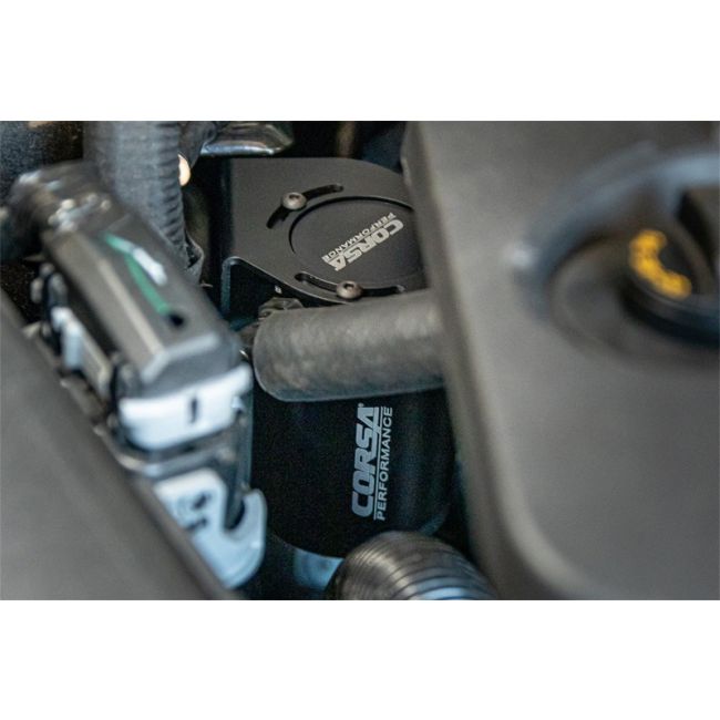 Corsa Performance CC0003 CORSA Performance 3 oz. aluminum oil catch can with mounting bracket