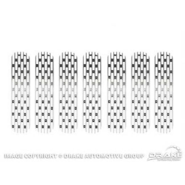 DV8 Offroad 2007-2018 Jeep JK Polished Grille Inserts