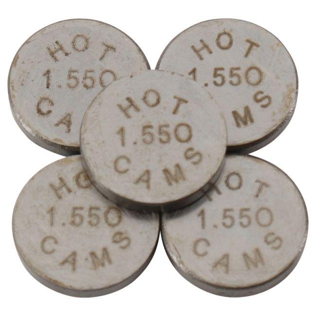 Hot Cams 5PK948155 04-08 400 DVX/02-16 CRF 450 R 1.550mm Shim Kit - 5 Pack