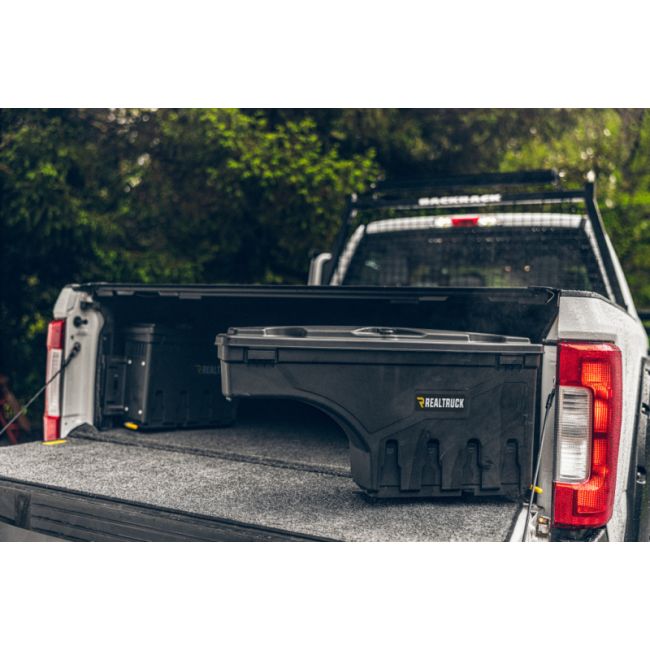 Undercover SC205P 17-20 Ford F-250/F-350 Passengers Side Swing Case - Black Smooth