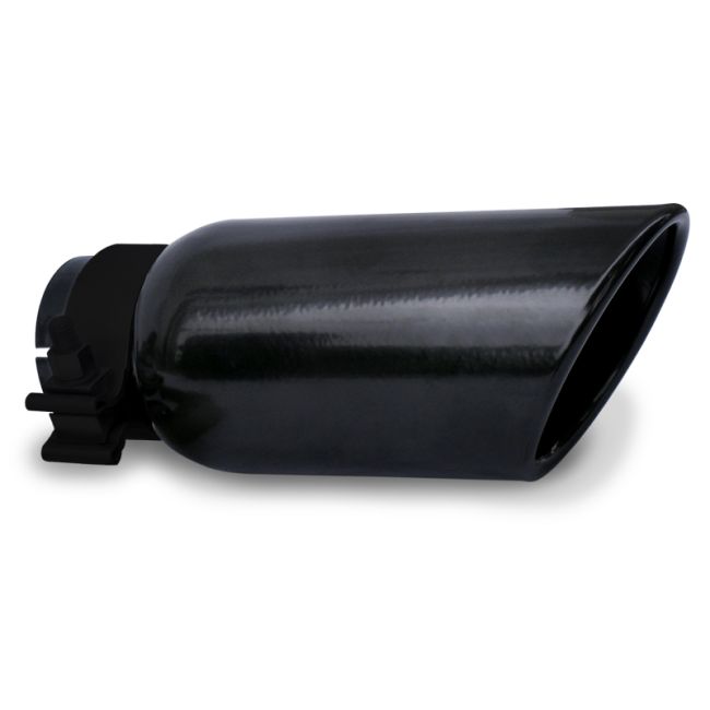 Go Rhino GRT22536B Exhaust Tip - Black - ID 2 1/4in x L 6in x OD 3in