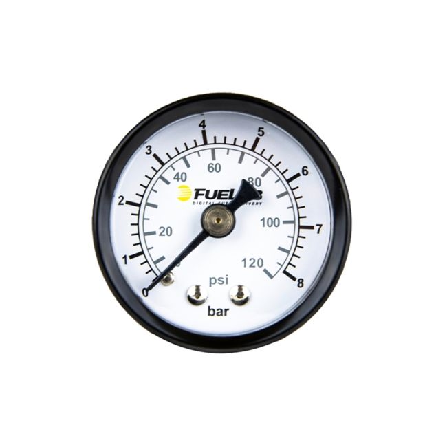Fuel Pressure Gauge EFI 0-120psi bar & psi