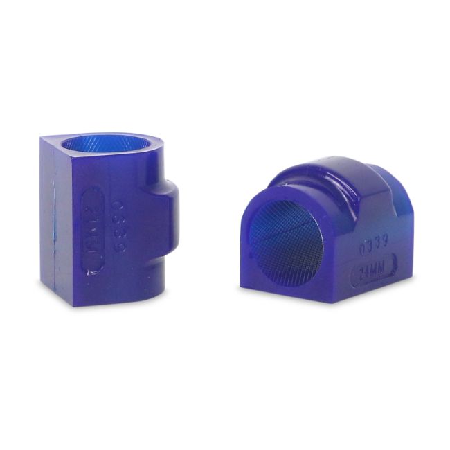 SuperPro 2009 BMW Z4 sDrive30i Rear 24mm Sway Bar Mount Bushing Set