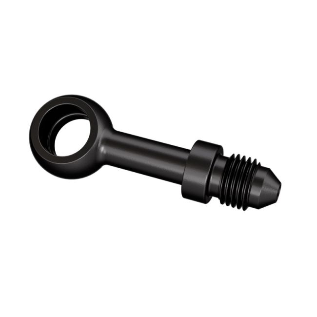 Goodridge P592-03ZBK Straight Banjo Adaptor for 3/8 or M10 Bolt
