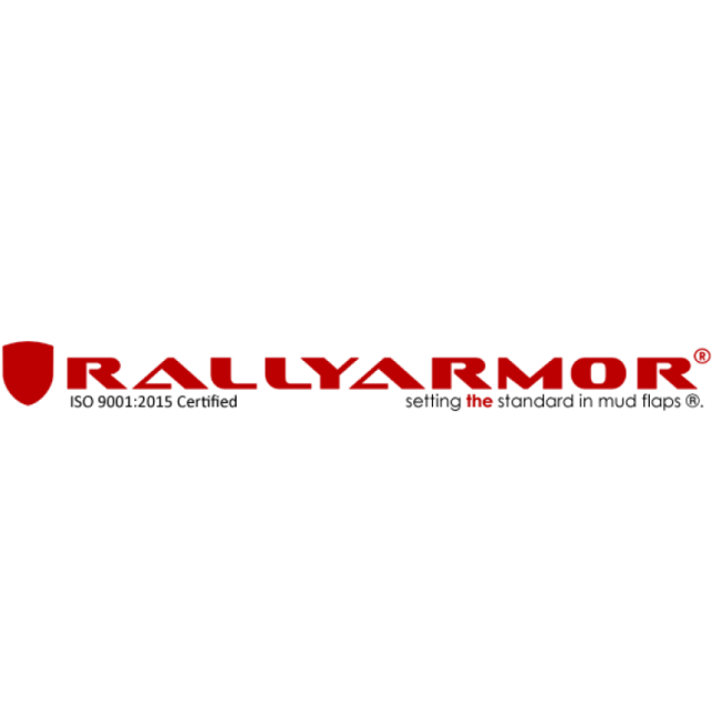 Rally Armor MF12-BAS-BLK-LRT Black Mud Flap/Black Logo
