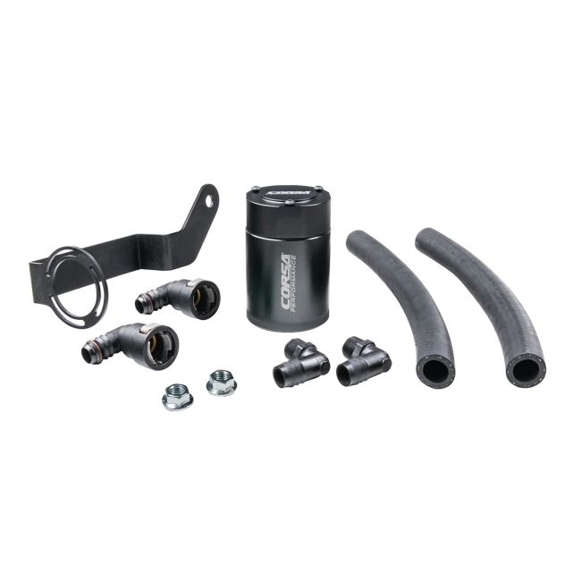 Corsa Performance CC0006 CORSA Performance 3 oz. aluminum oil catch can with mounting bracket