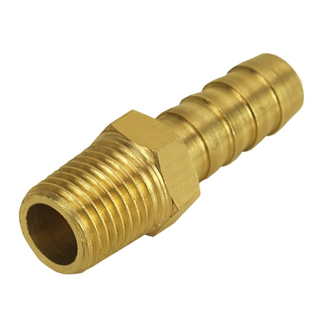 Derale 98100 Straight Hose Barb Fitting, 1/4