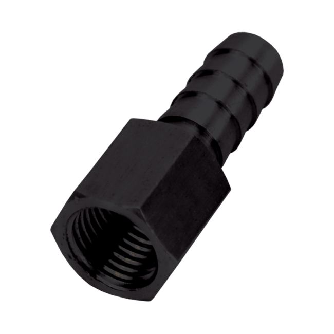 Derale 98104 Straight Hose Barb Fitting, 1/4