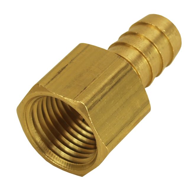 Derale 98106 Straight Hose Barb Fitting, 1/2
