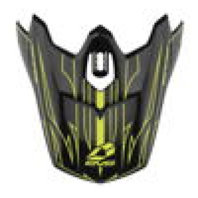 EVS H16T3P-VSBKHVY T3 Pinner Visor - Black/ Hivis Yellow