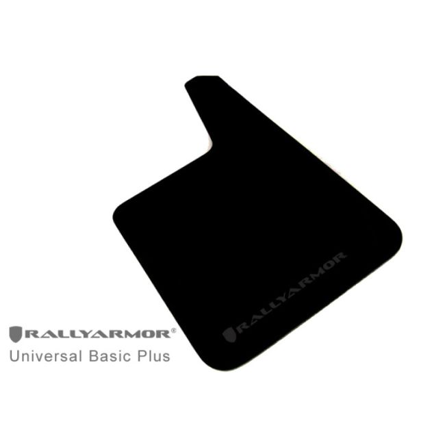 Rally Armor MF20-BAS-BLK Black Mud Flap/Black Logo