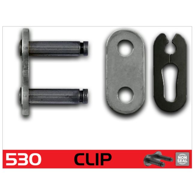 RK Chain 530-CL 530 Clip Link - Natural