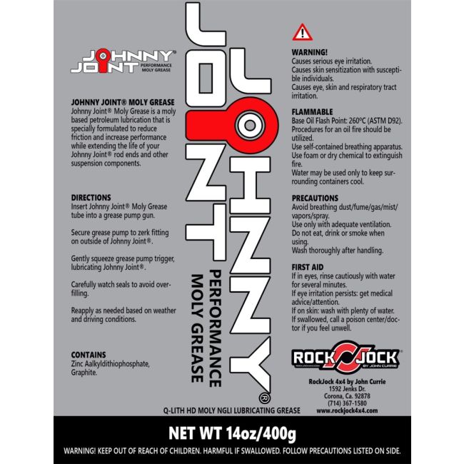 RockJock Johnny Joint Grease 14oz Tube