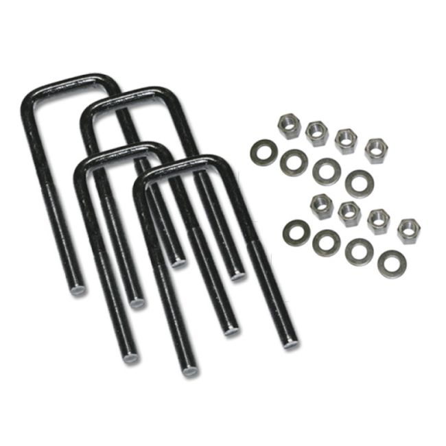 Superlift 10544 U-Bolt 4 Pack 9/16x2-1/2x14 Square w/ Hardware