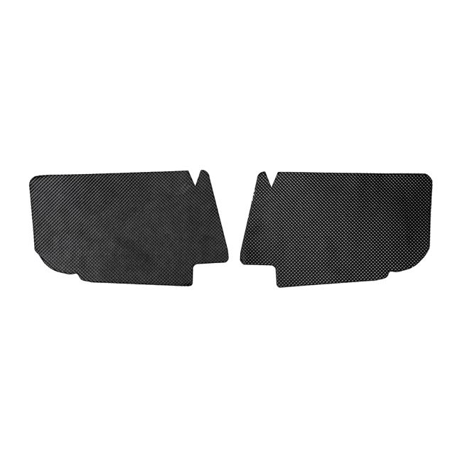 Corsa Performance AC010 Pair of black aluminum exhaust cavity rear wheel self-adhesive heat wrap