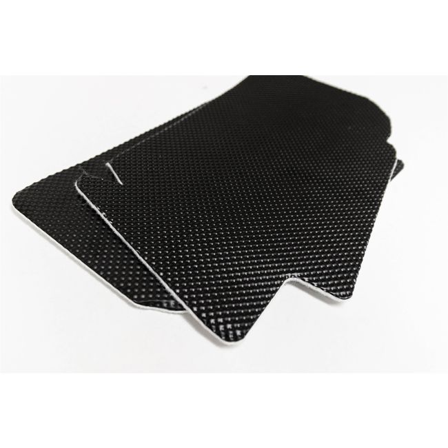 Corsa Performance AC010 Pair of black aluminum exhaust cavity rear wheel self-adhesive heat wrap