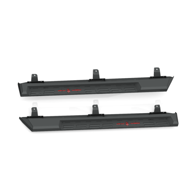 Road Armor 518STP4B 18-20 Jeep Wrangler JL 4DR Stealth Running Board Step - Tex Blk
