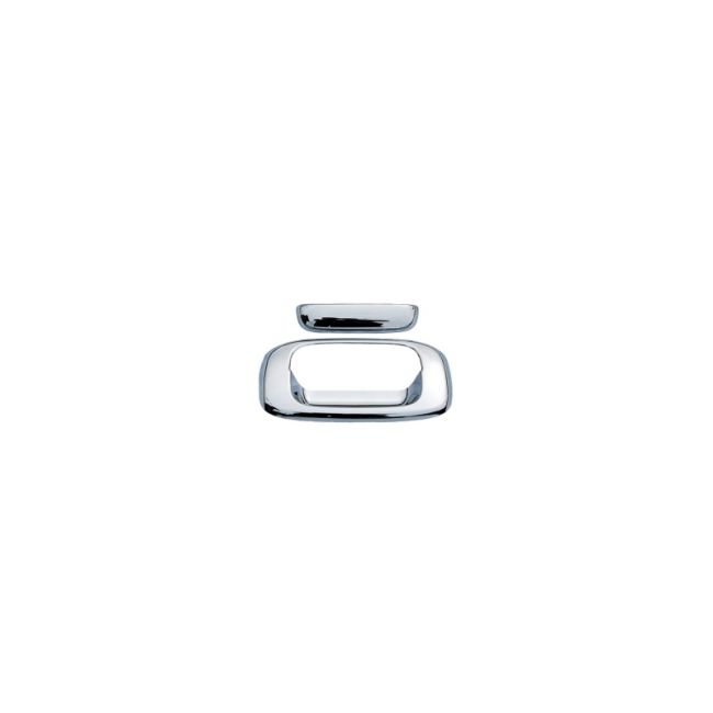 AVS 15-18 Chevy Silverado 1500 (w/Rear Camera) Tailgate Handle Cover 2pc - Chrome