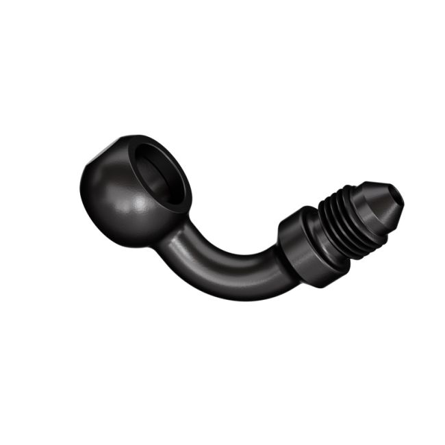 Goodridge P599-03-04ZBK 90 Deg Banjo Adaptor for 7/16 Bolt