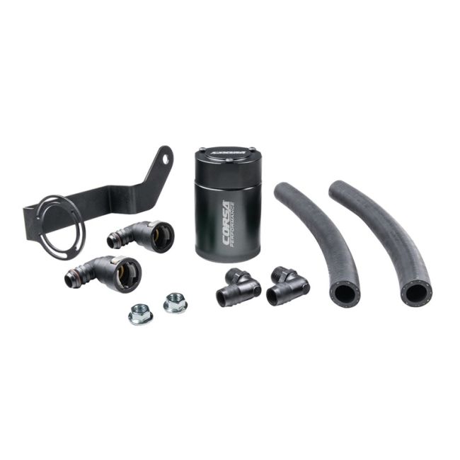 Corsa Performance CC0006 CORSA Performance 3 oz. aluminum oil catch can with mounting bracket