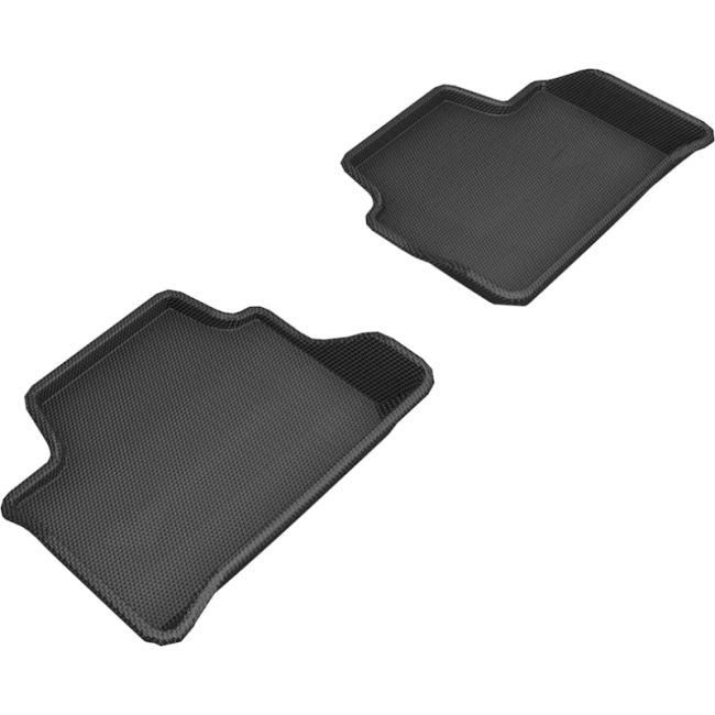 3D MAXpider 2019-2020 BMW 3 Series (G20) Kagu 2nd Row Floormats - Black