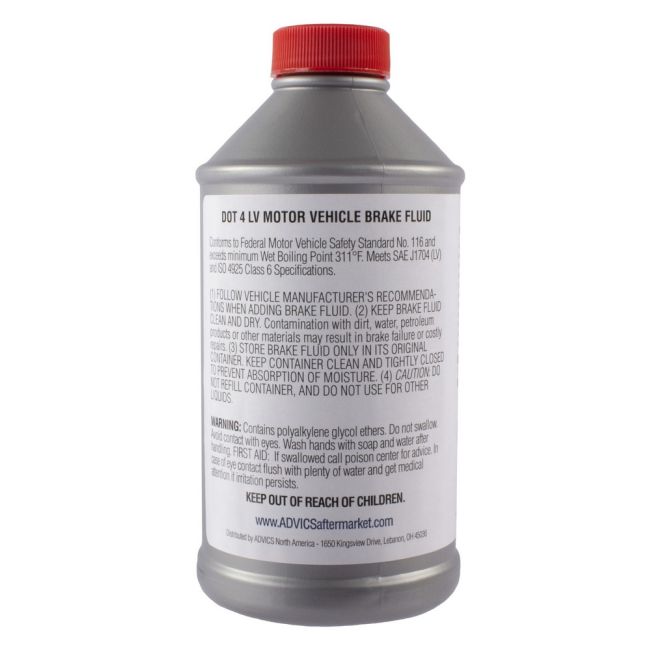 ADVICS BF4N03LV ADVICS Synthetic DOT 4 LV Brake Fluid