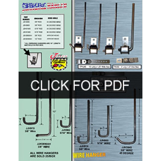 Jones Exhaust JSH51690 Swinging Hangers & Wire Hangers