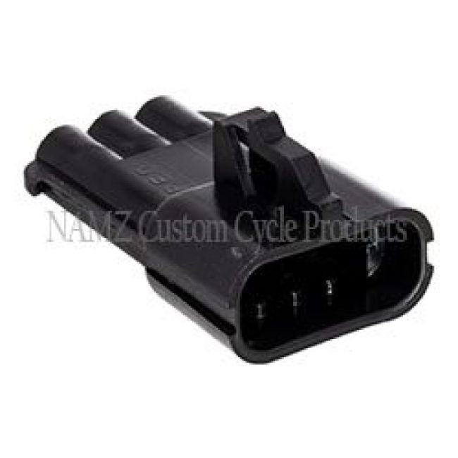NAMZ NDP-38064 Delphi-Packard Weatherpack 3-Position Male Wire Connector w/Seals