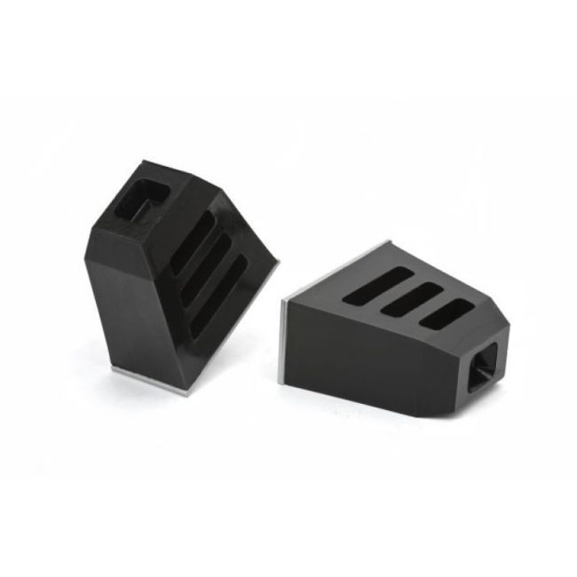 Daystar Single Stud Competition Style Bump Stop 4.5 Inch Tall 4.5 Inch Long 2.5 Inch