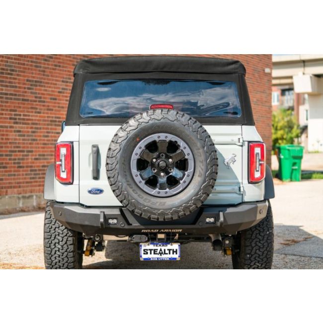 Road Armor 6213R3B 2021+ Ford Bronco Stealth Rear Slim Fit Bumper - Tex Blk
