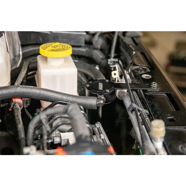 Corsa Performance CC0002 CORSA Performance 3 oz. aluminum oil catch can with mounting bracket