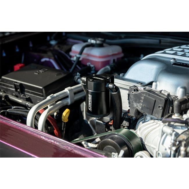 Corsa Performance CC0006 CORSA Performance 3 oz. aluminum oil catch can with mounting bracket